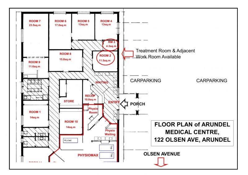 Medical room for rent Medical / Chiropractic Treatment Room/s Available Now! Labrador Queensland Australia