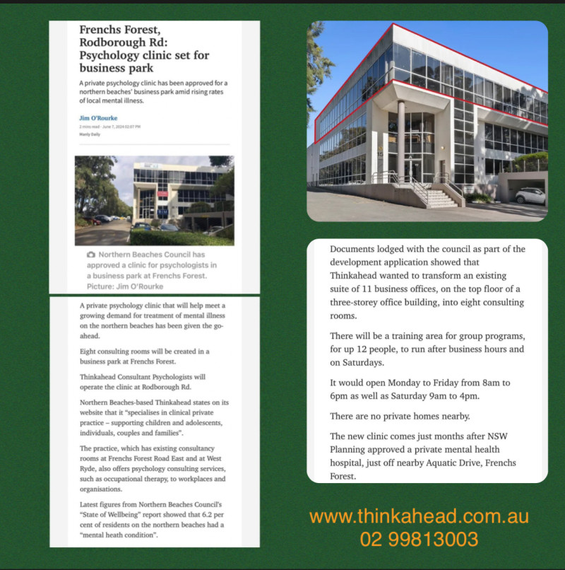 Medical room for rent Vibrant Office Space Or Consulting Room Frenchs Forest New South Wales Australia