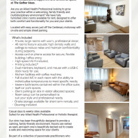 Medical room for rent Clinic/therapy Room For Rent In Multidisciplinary Clinic Sumner Queensland Australia